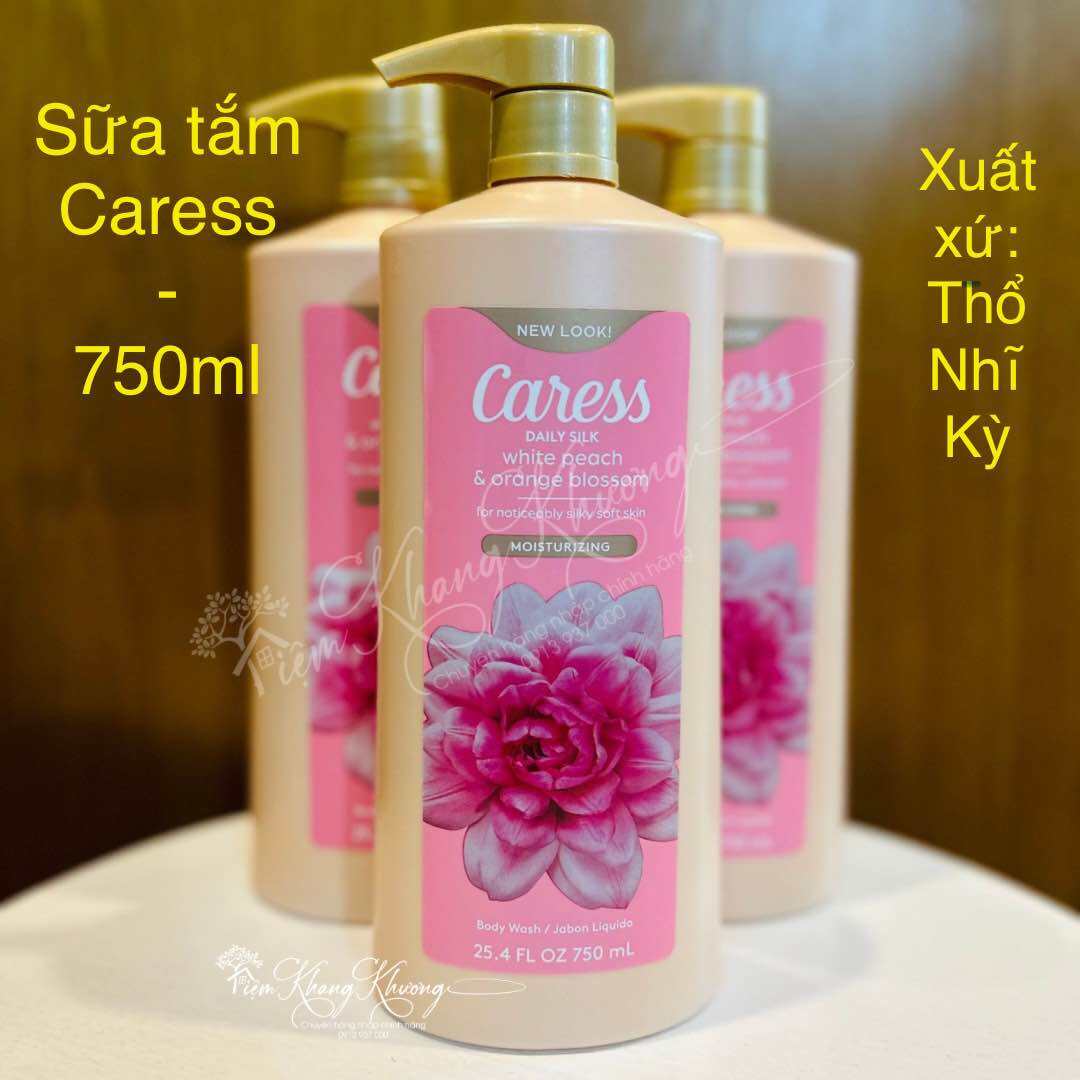 SỮA TẮM CARESS DAILY SILK HYDRATING BODY WASH - CHAI 750ML