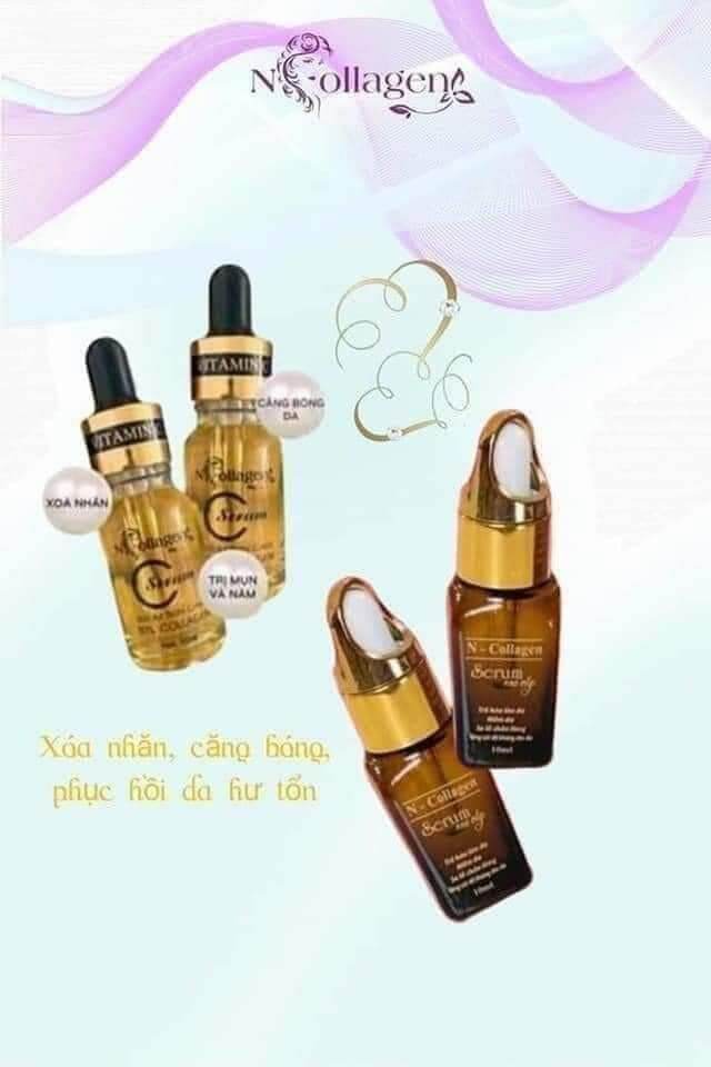 SERUM VITAMIN C NCOLLAGEN ( CHỨA 80% COLLAGEN TƯƠI)