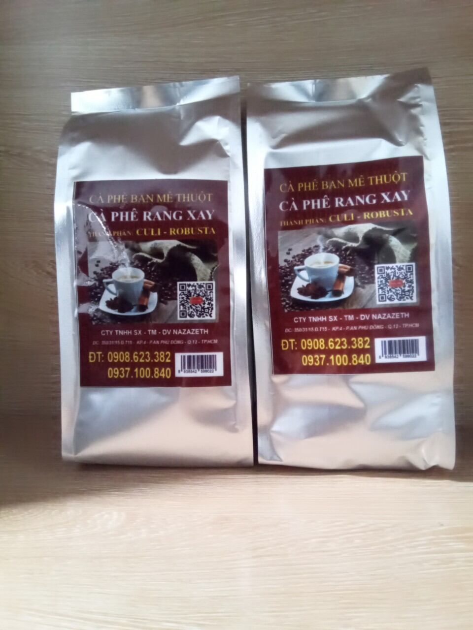 Cafe culi-robusta rang xay 500gr