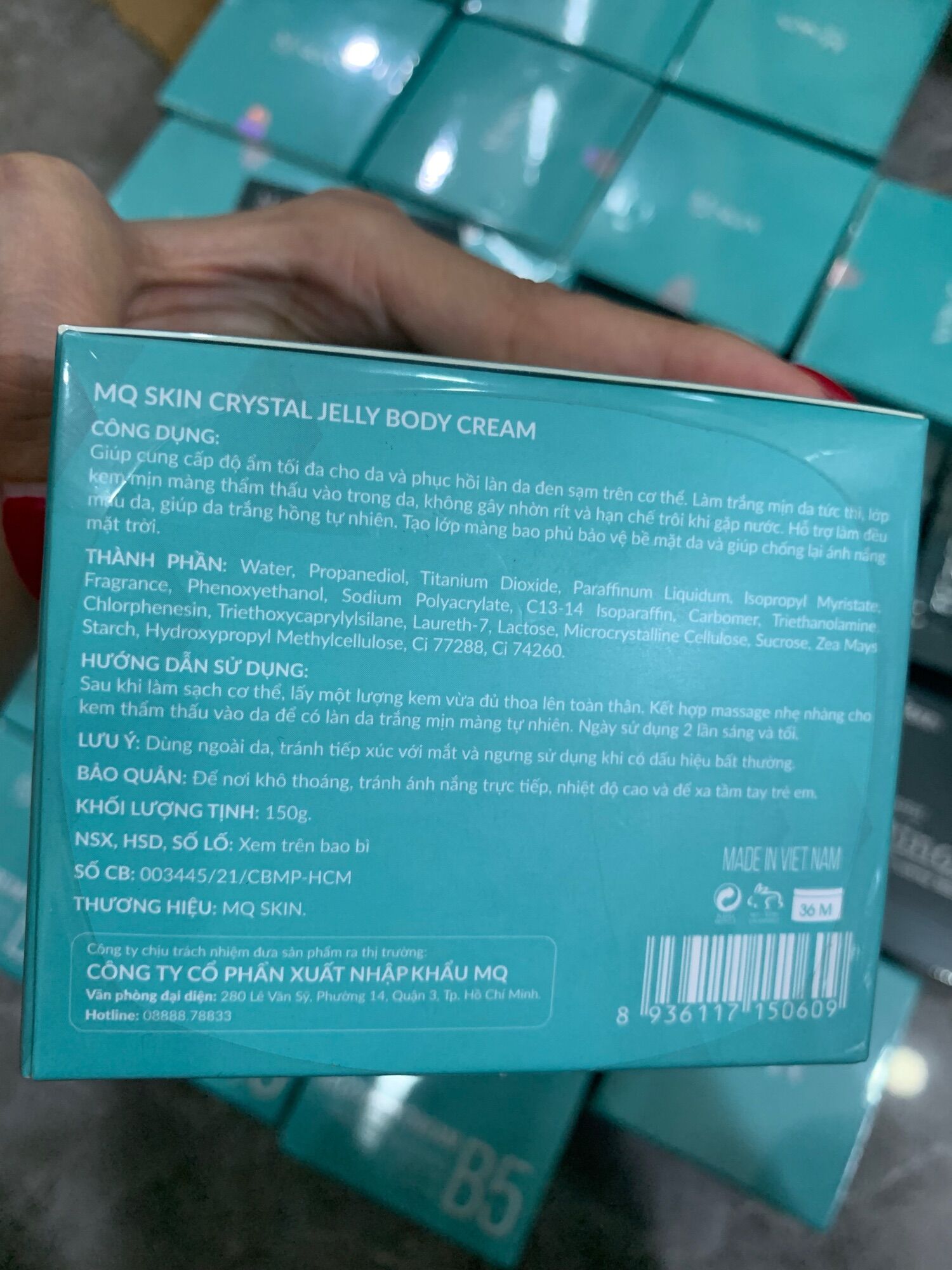 KEM BODY DIỆP LỤC MQ SKIN