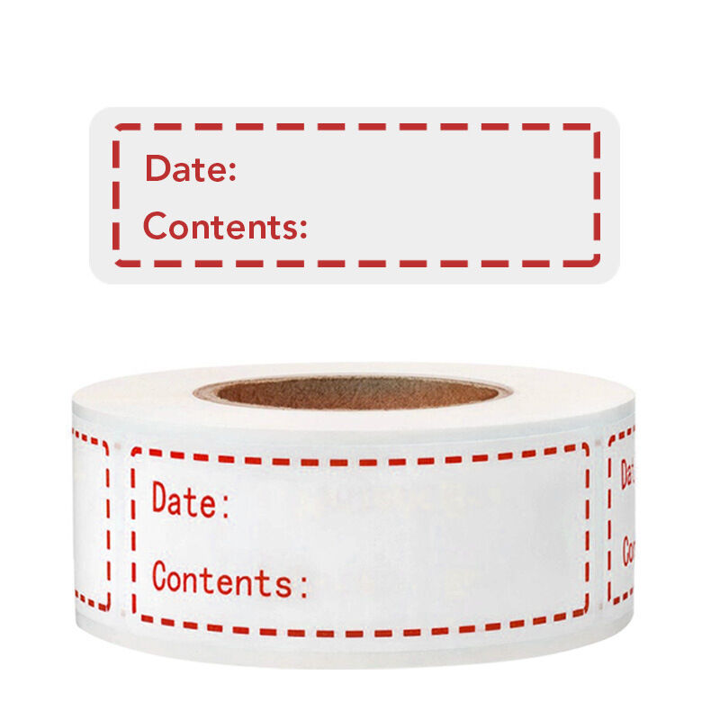 Cuộn 125 tem dán sticker ghi thành phần , hạn sử dụng sản phẩm