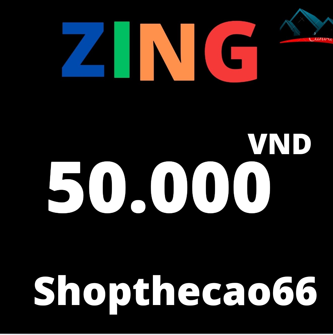 Zing card 50,000 VND