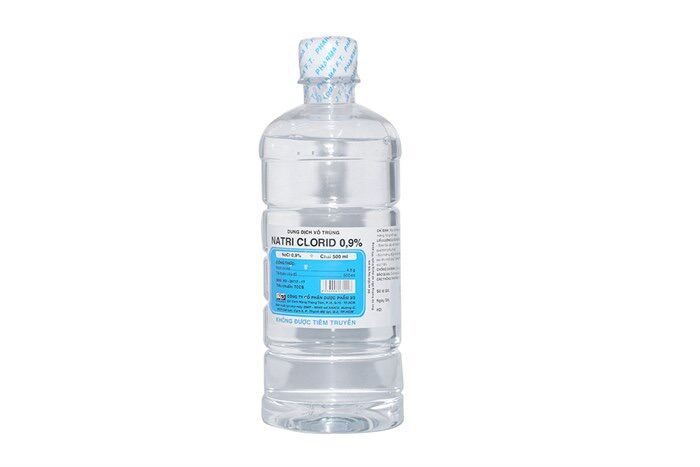 Nước Muối Vô Trùng Dược Phẩm 3/2 Chai 500ml
