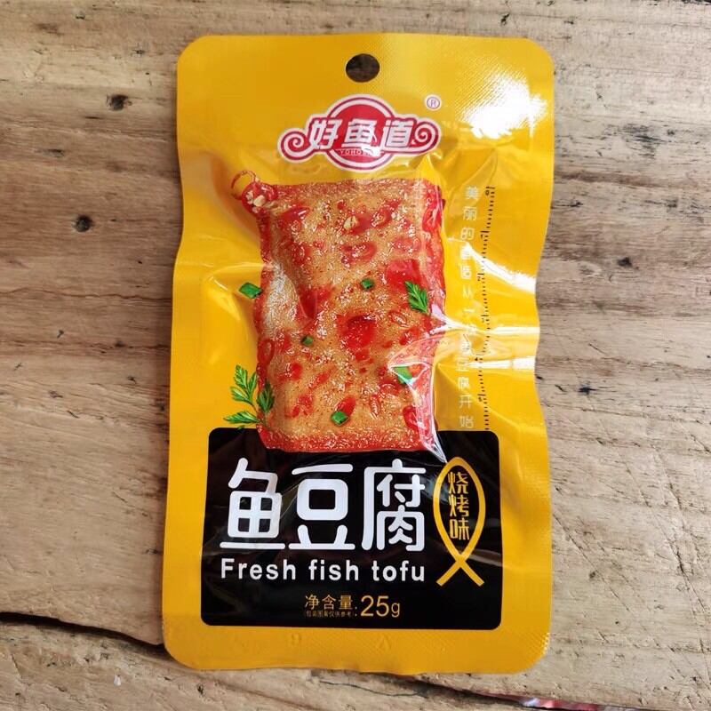 1 gói đậu chả cá cay thơm ngon