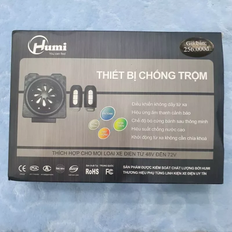 Báo động chống trộm xe điện humi