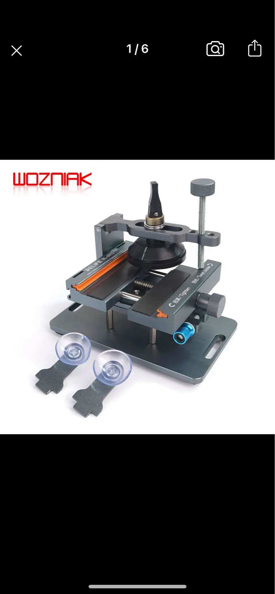 Đế kẹp xoay 360 độ , 3 in 1 , 3 chức năng kẹp máy + tháo màn + giá đỡ màn