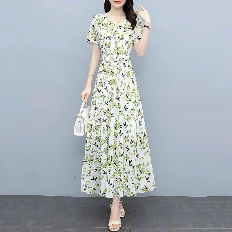 Đầm Xòe Chất Voan 2 Lớp Size M đến XXL ♥️