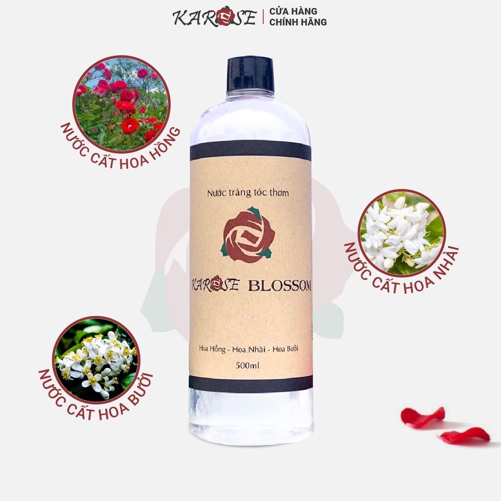 (DATE MỚI) COMBO Nước gội đầu + Tráng tóc KAROSE