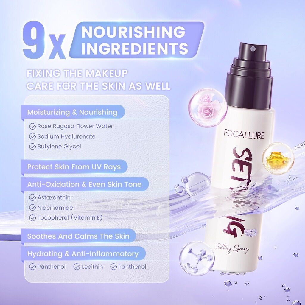Xịt Khoá Make Up Focallure Bảo Vệ Lớp Make Up SETTING