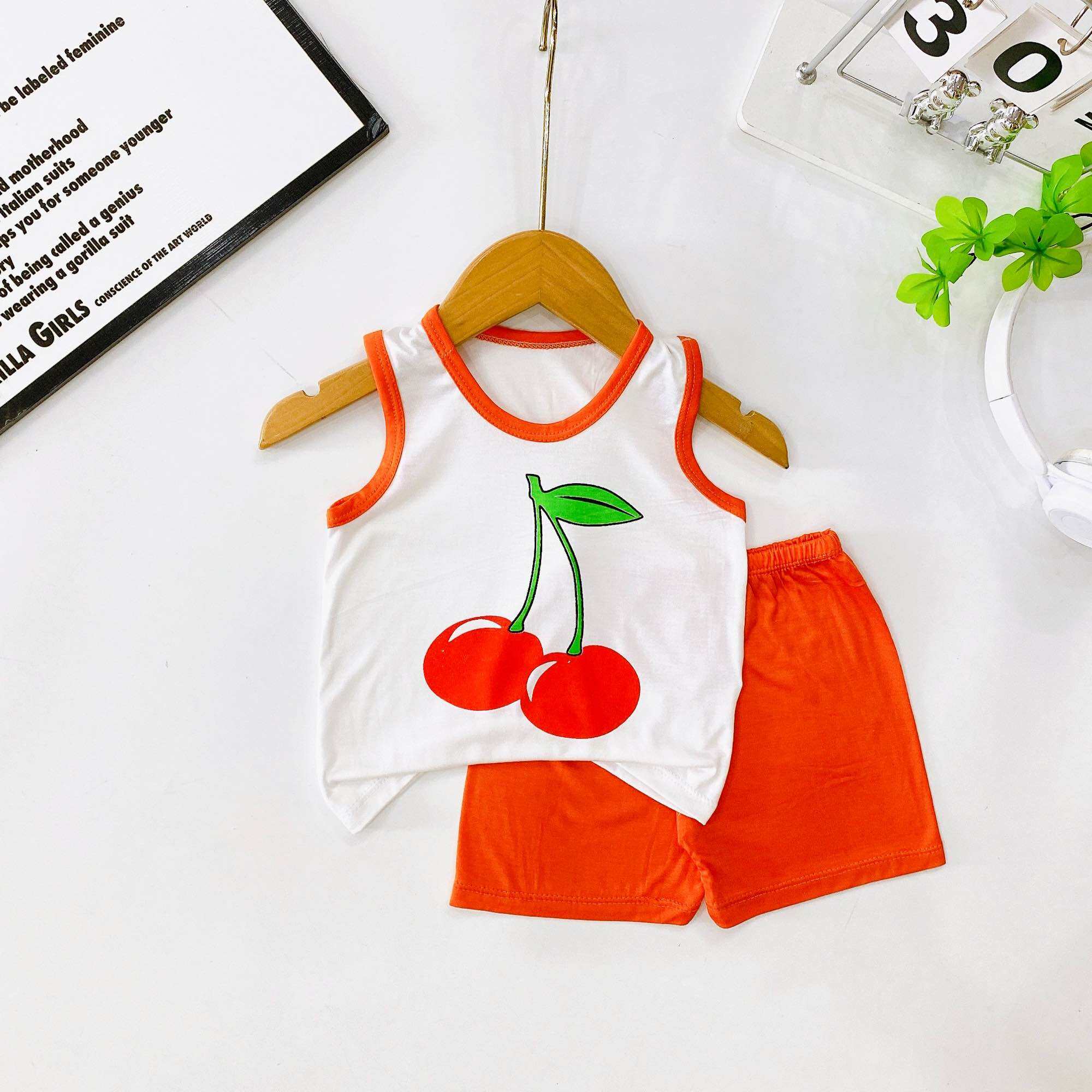 [Tặng lồng đèn trung thu với đơn 150k] {SALE chọn màu} Bo Thun lạnh minkymom in hình trái cây, nước ngọt, hình con vật vải đẹp