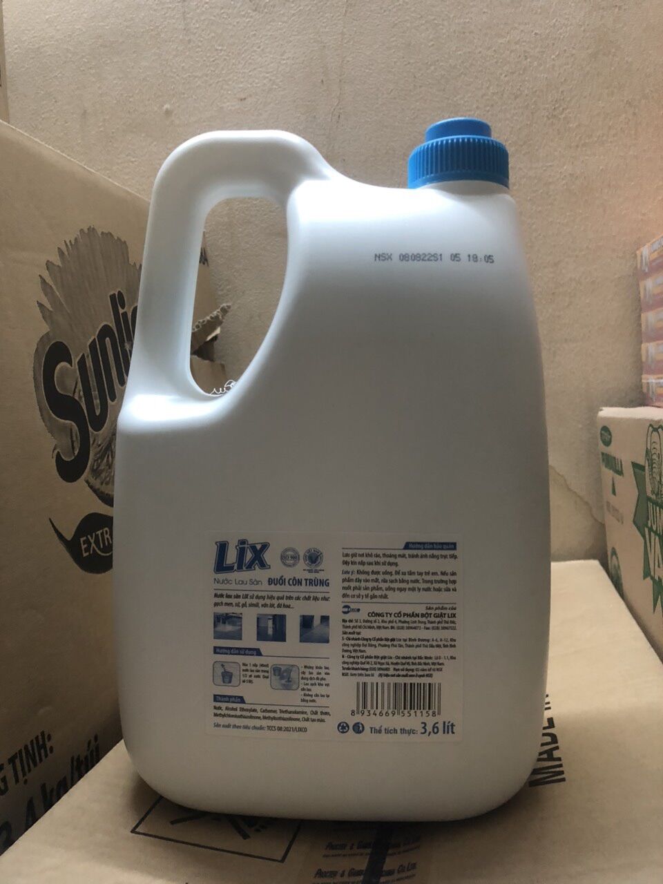 Nước Lau Sàn Lix 3.8Kg