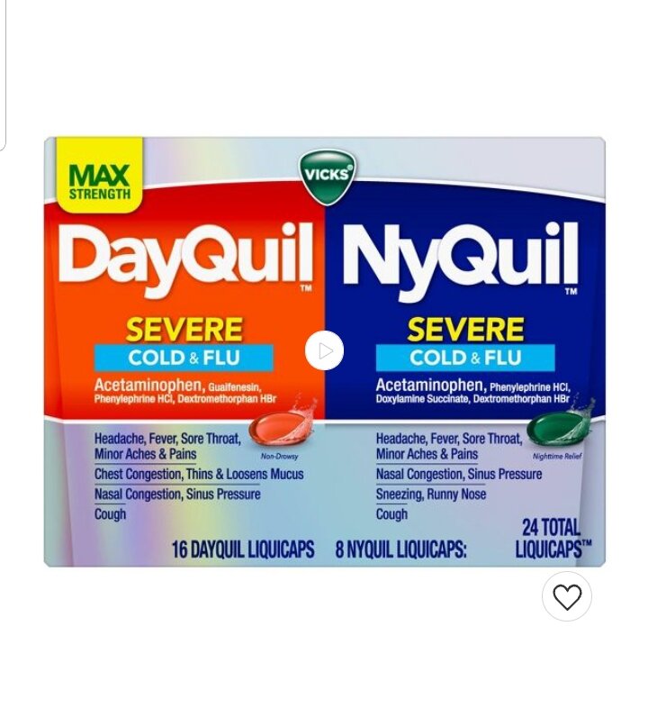 🌻🌻 Kẹo mềm Dayquil Nyquil 5 thành phần Bán chạy số 1 ở Mỹ