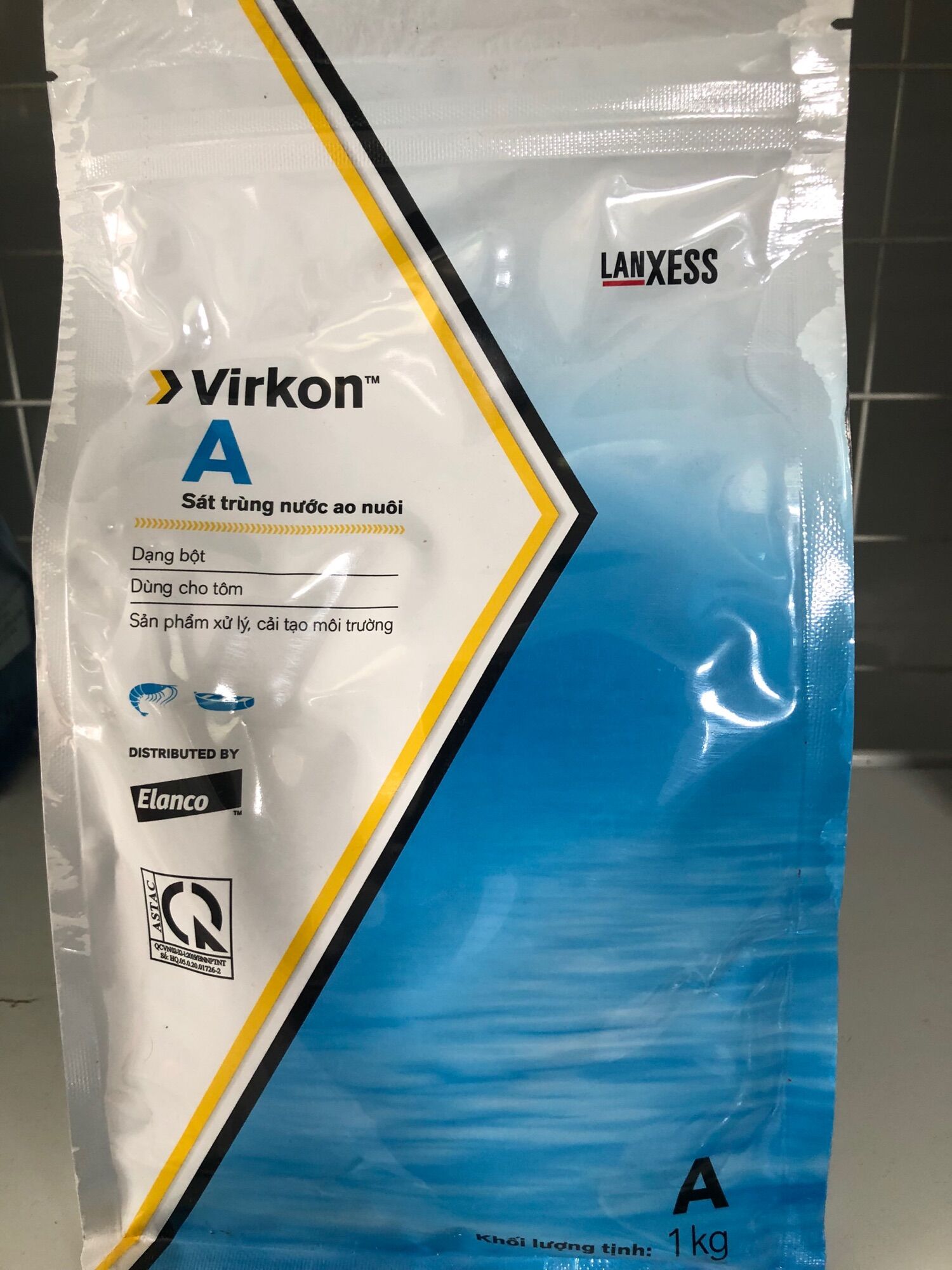 Virkon a gói lẻ 100g, sát trùng nước bể cá