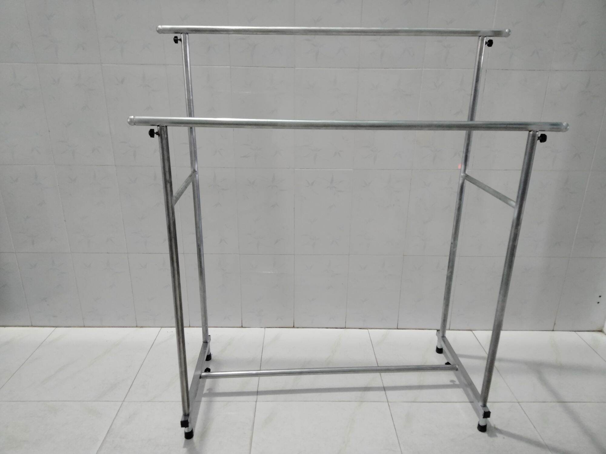 Sào Phơi đôi ko khoen ko bxe sắt thép ko gỉ phi 25 dày chắc chắn siêu bền
