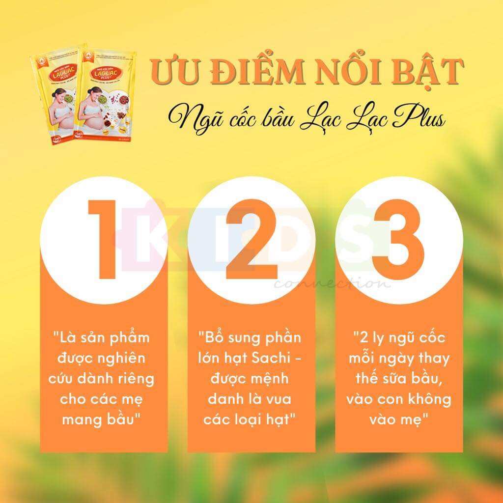 Ngũ cốc bầu Lạc Lạc Plus( 5 gói lẻ)