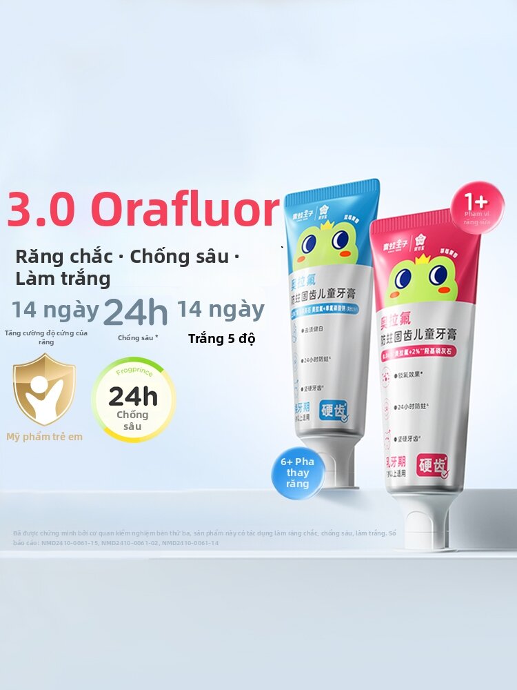 Frog Prince | Children's Fluoride Toothpaste 3-12 Years Anti-cavity