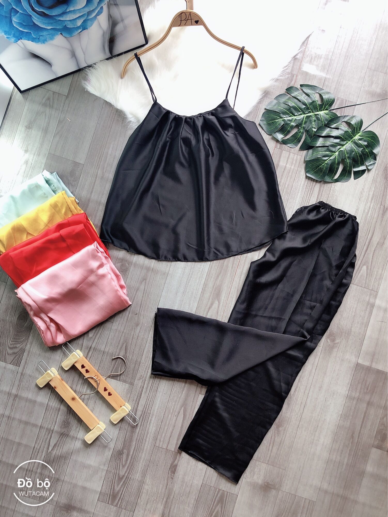 ❌ HÓT HÓT ❌❌ Đồ bộ dây satin mềm mịn hình thật