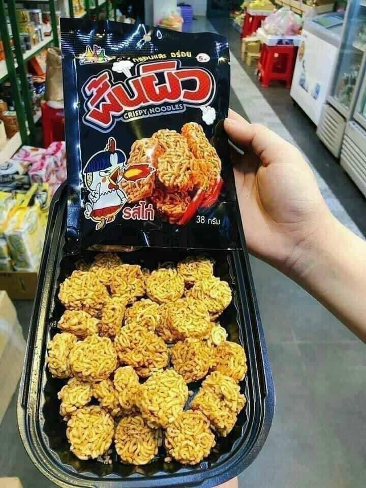 Snack mì viên cay mini Thái Lan túi 12 gói ( gói 38gram/1gói)