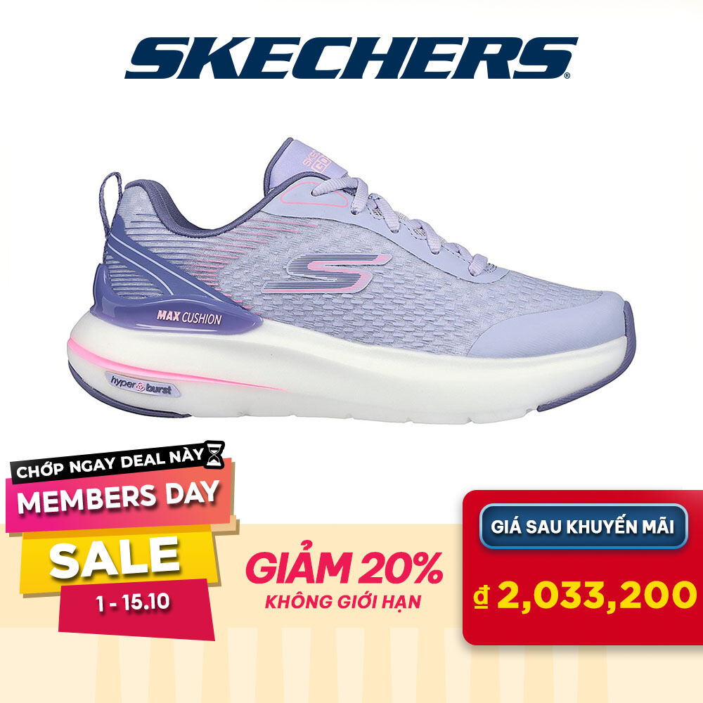 Skechers Nữ Giày Thể Thao Chạy Bộ Giặt Máy Được - 129293-LAV