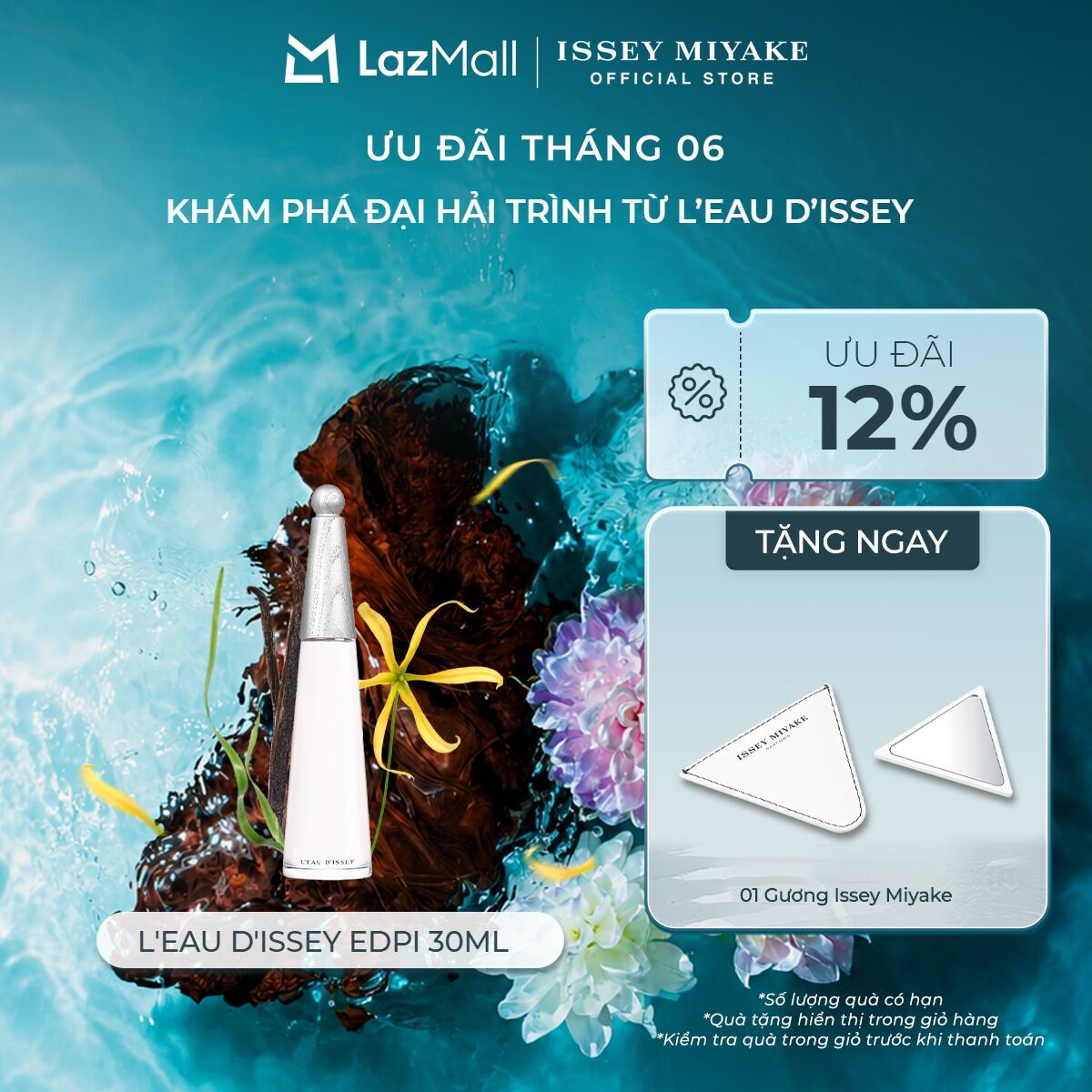 Nước hoa nữ Issey Miyake L'eau D'Issey Eau De Parfum Intense 30 ml