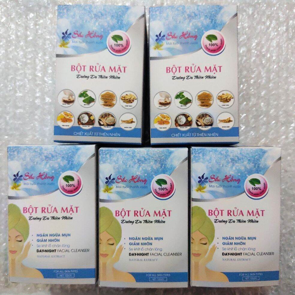 SỈ 5 BỘT RỬA MẶT - GIẢM NHỜN - NGĂN NGỪA MỤN
