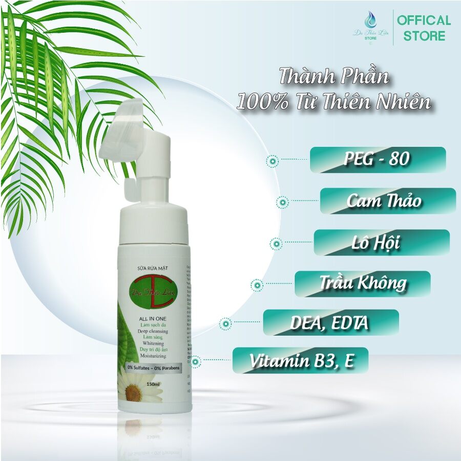 Sữa rửa mặt dạ thảo liên 150ml