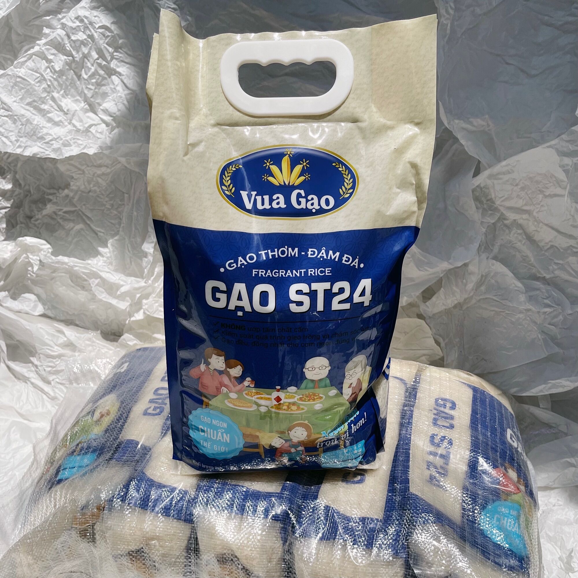 5kg gạo st24 date mới