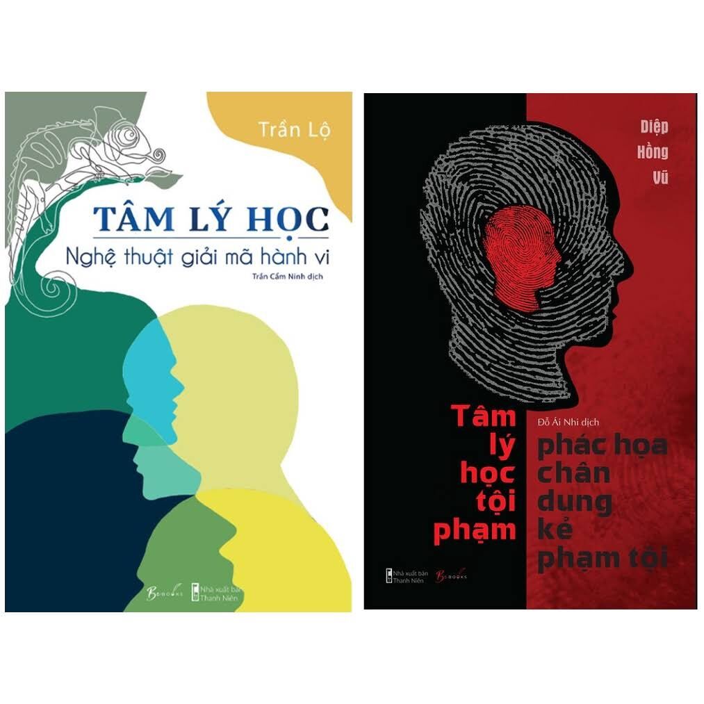 Combo sách tâm lý học tội phạm + tâm lý học, nghệ thuật giải mã hành vi