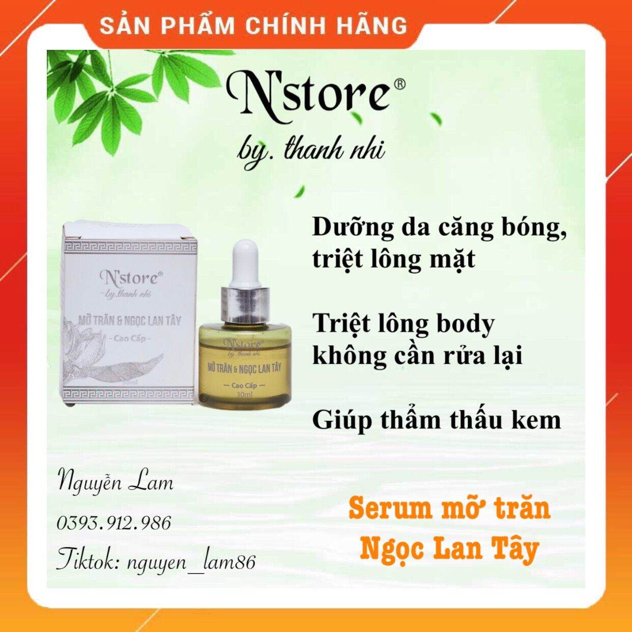 Serum Mỡ Trăn Ngọc Lan Tây