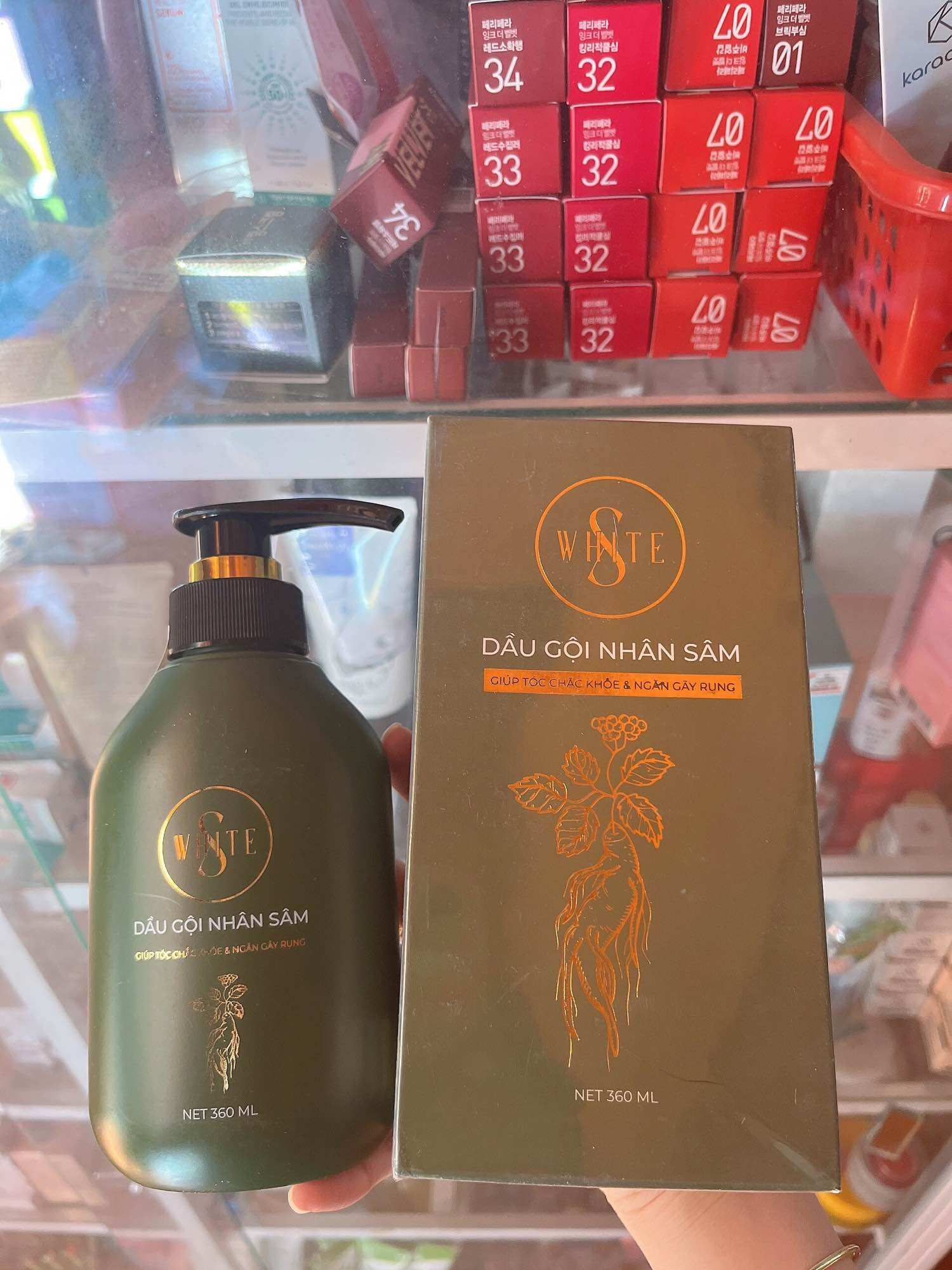 Dầu gội nhân sâm đào swhite