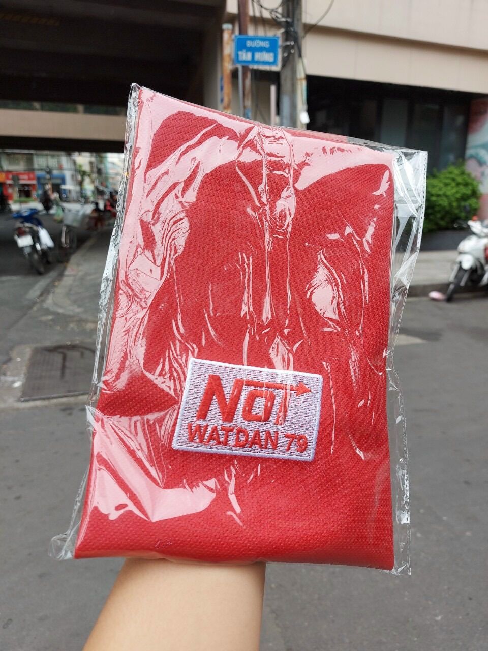 [HCM]Da yên thái đỏ thêu