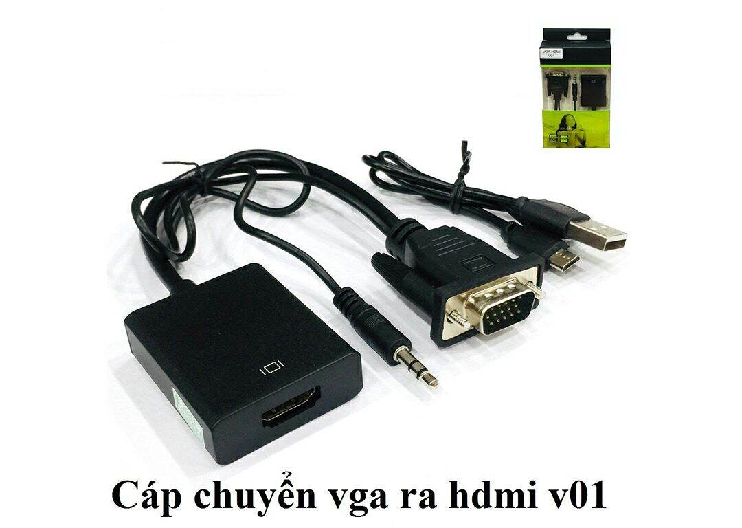 ( Hóc Môn) Cáp chuyển Vga ra Hdmi có audio