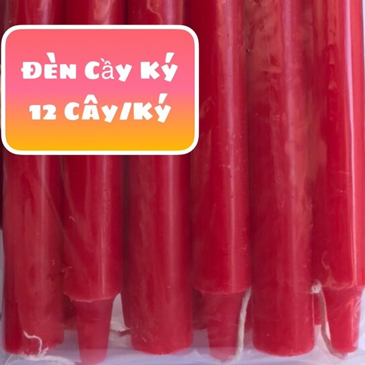Đèn cầy ký/Nến nhiều size lớn nhỏ (1 kg)