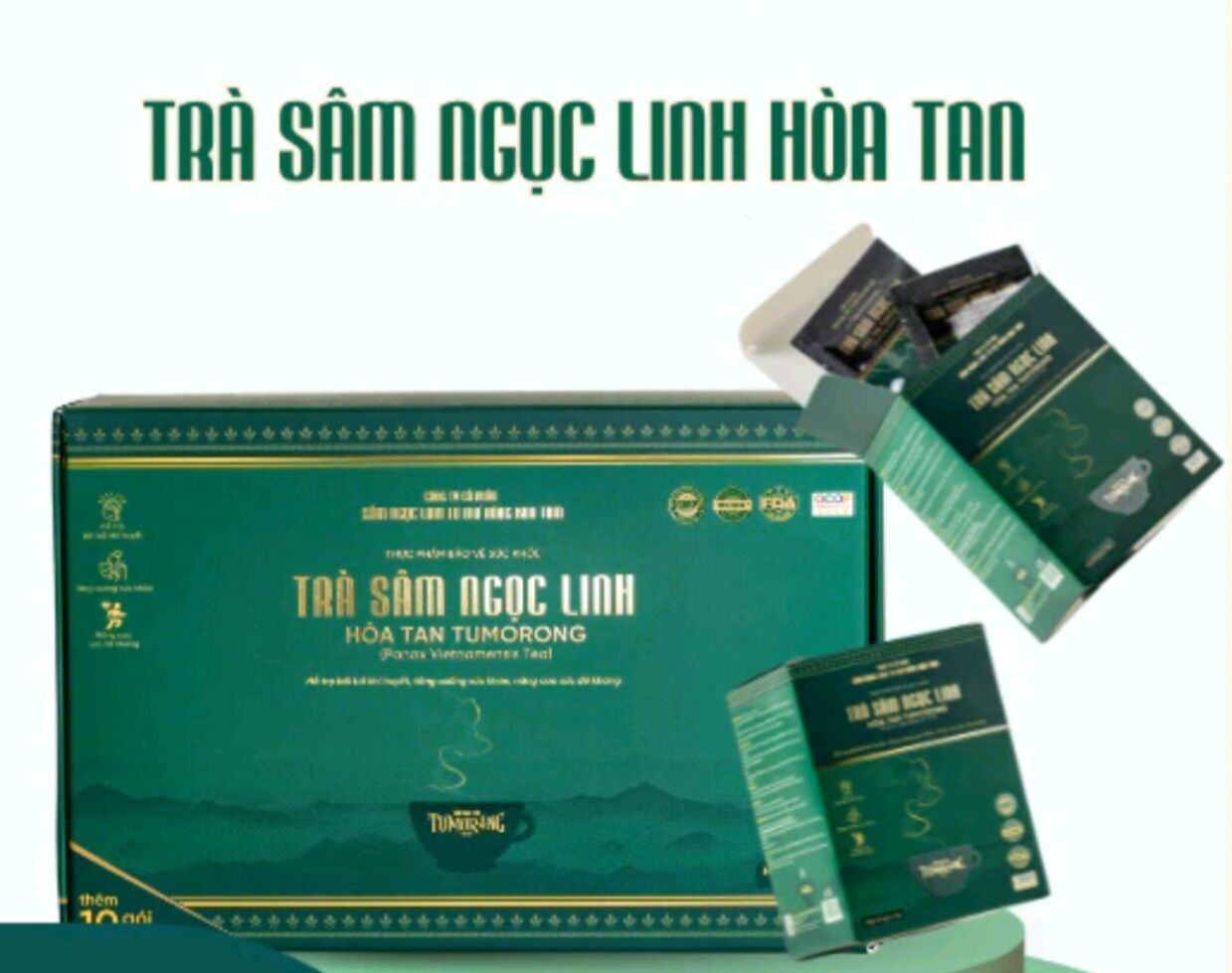 Trà sâm ngọc linh hòa tan