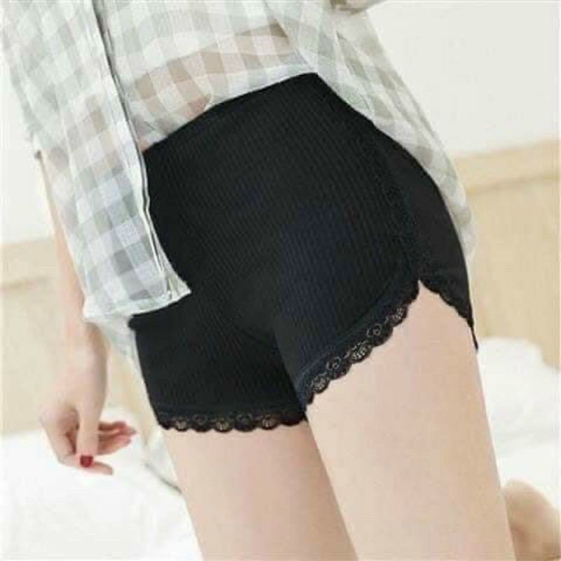 Quần đùi thun nữ chất vải thun cotton gân mềm mại đẹp phom từ 38-55 ký vừa