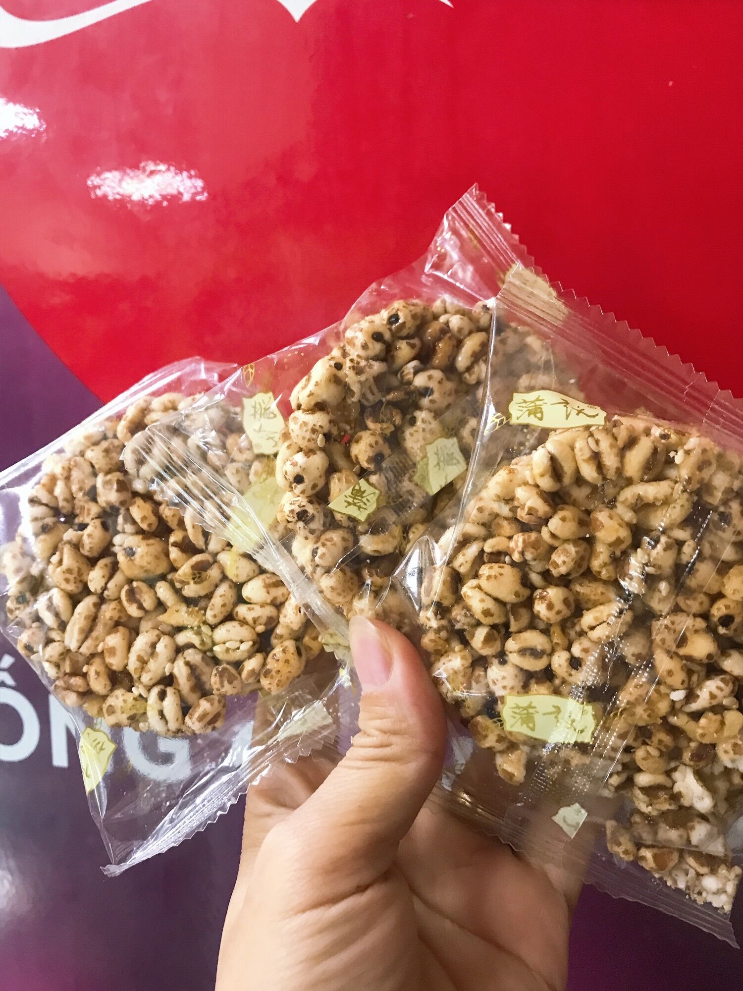 Bỏng gạo ăn kiêng ,Bỏng cốm, bỏng gạo lứt 300gam