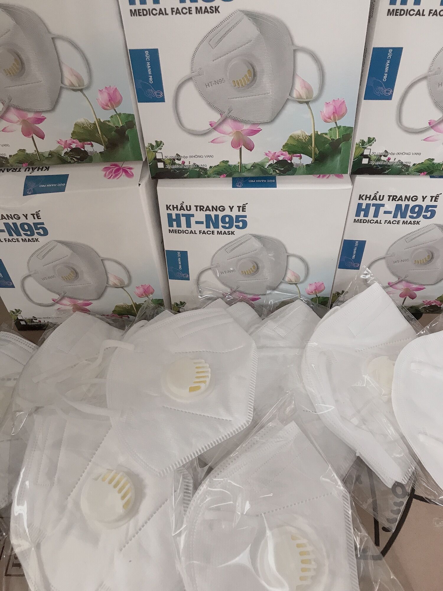 Khẩu Trang N95 Có Van Thở ( hộp 20 chiếc )