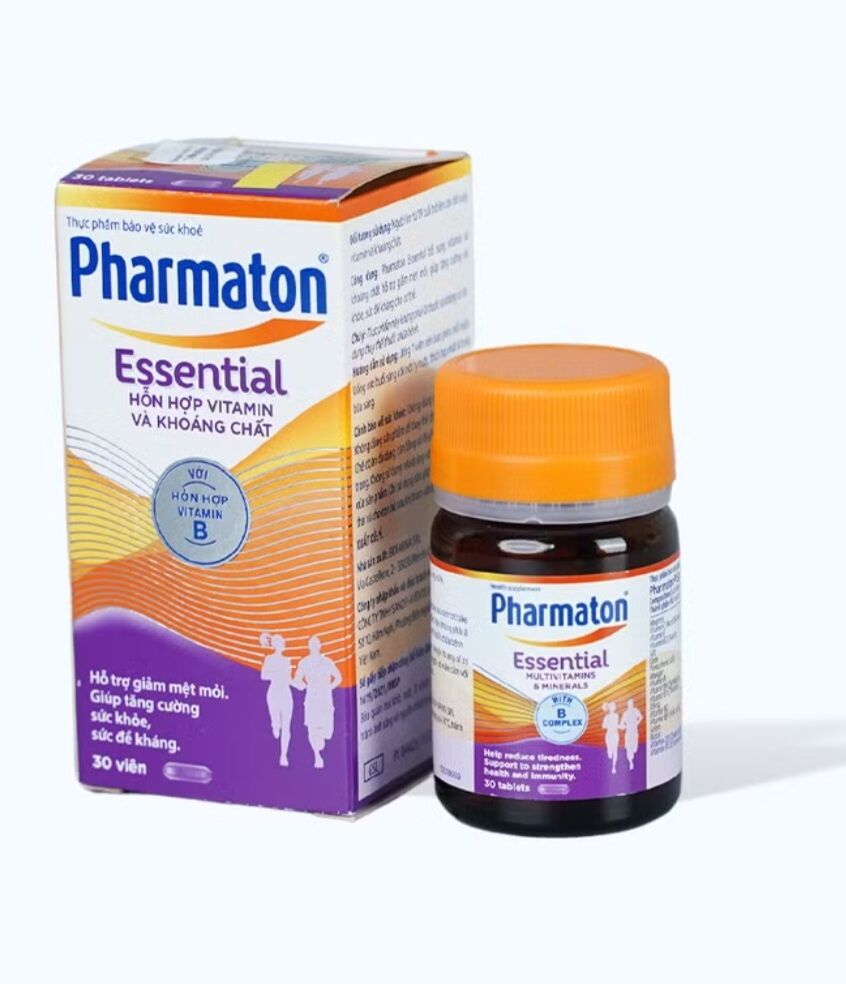 Viên uống Pharmaton Essential bổ sung vitamin tổng hợp và khoáng chất (30 viên)