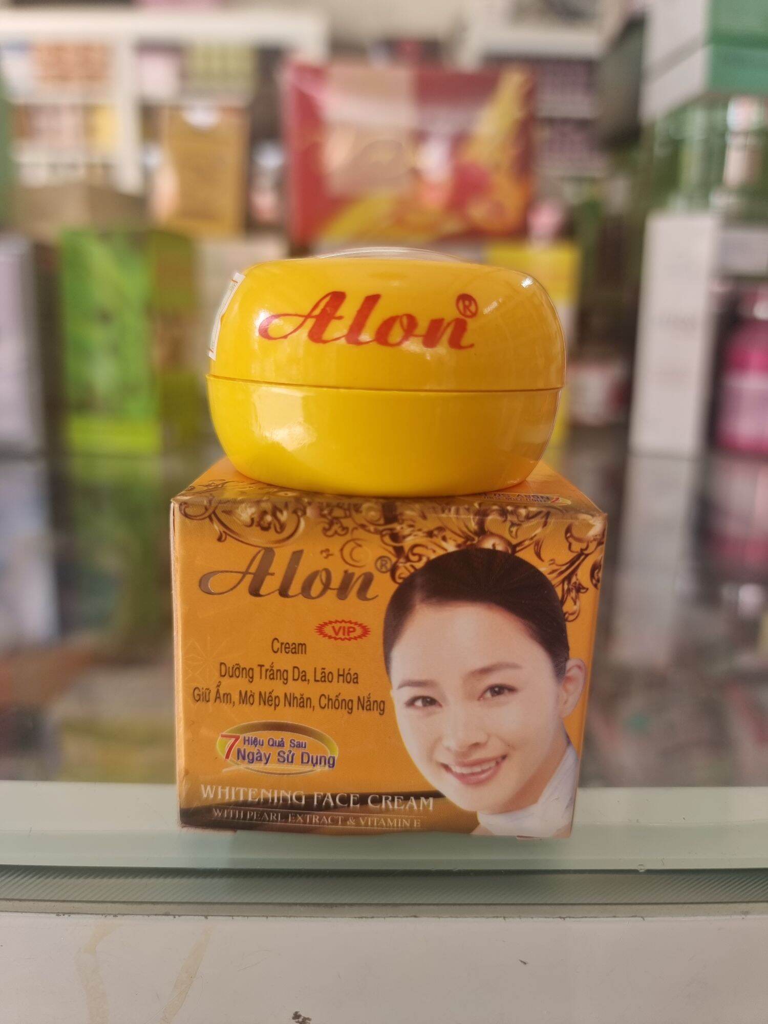 Kem Alon dưỡng trắng da ngừa lão hóa chống nắng 5gr lẻ 1 hũ