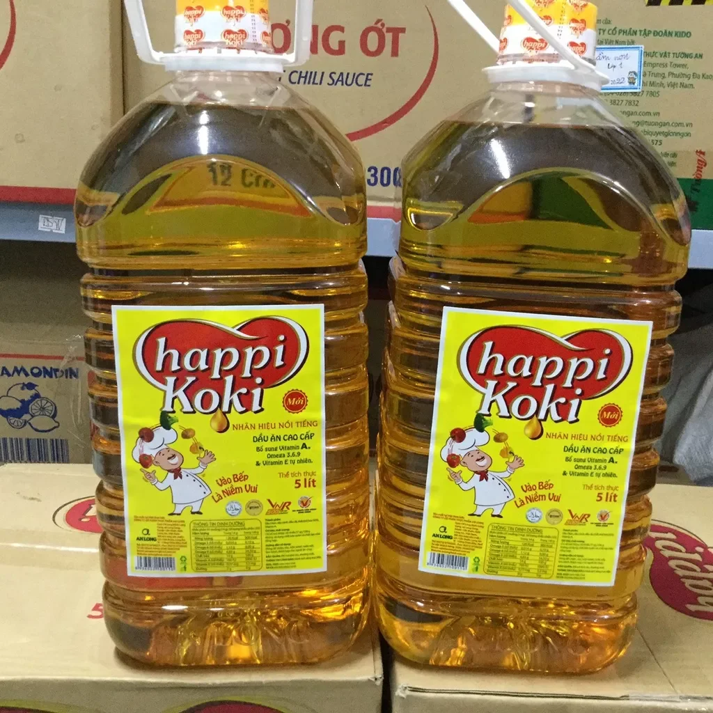 Dầu ăn happy Koki 5lít