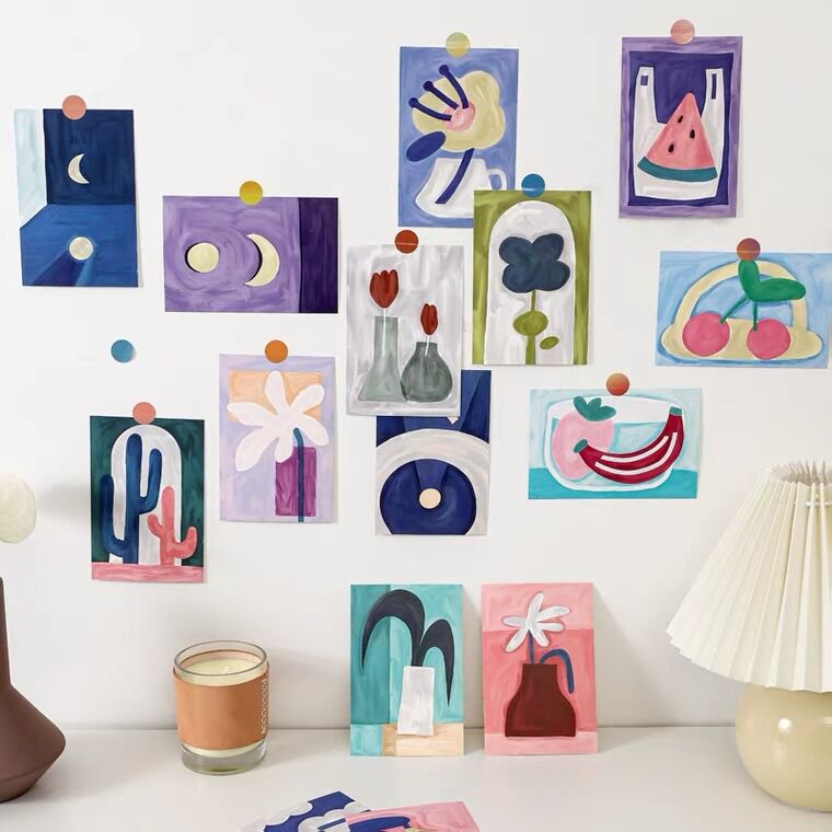 Set 15 tấm postcard trang trí tường và decor phòng
