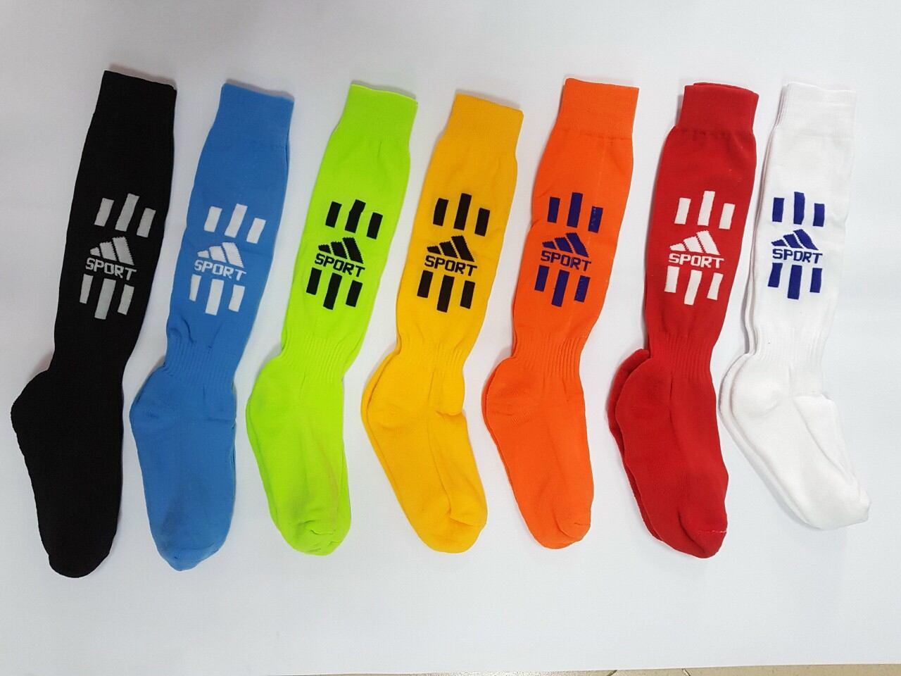  Tất đá bóng dài trẻ em và người lớn cottong thấm hút mồ hôi 