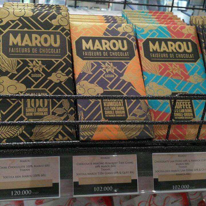socola Marou Tiền Giang 100% cacao 80g