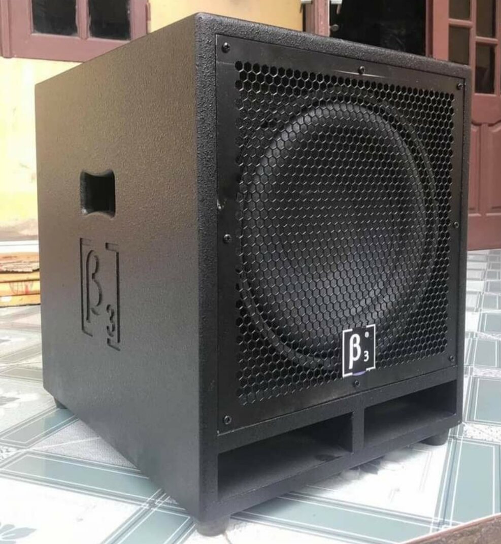 Vỏ loa sub b3 mặt sắt
