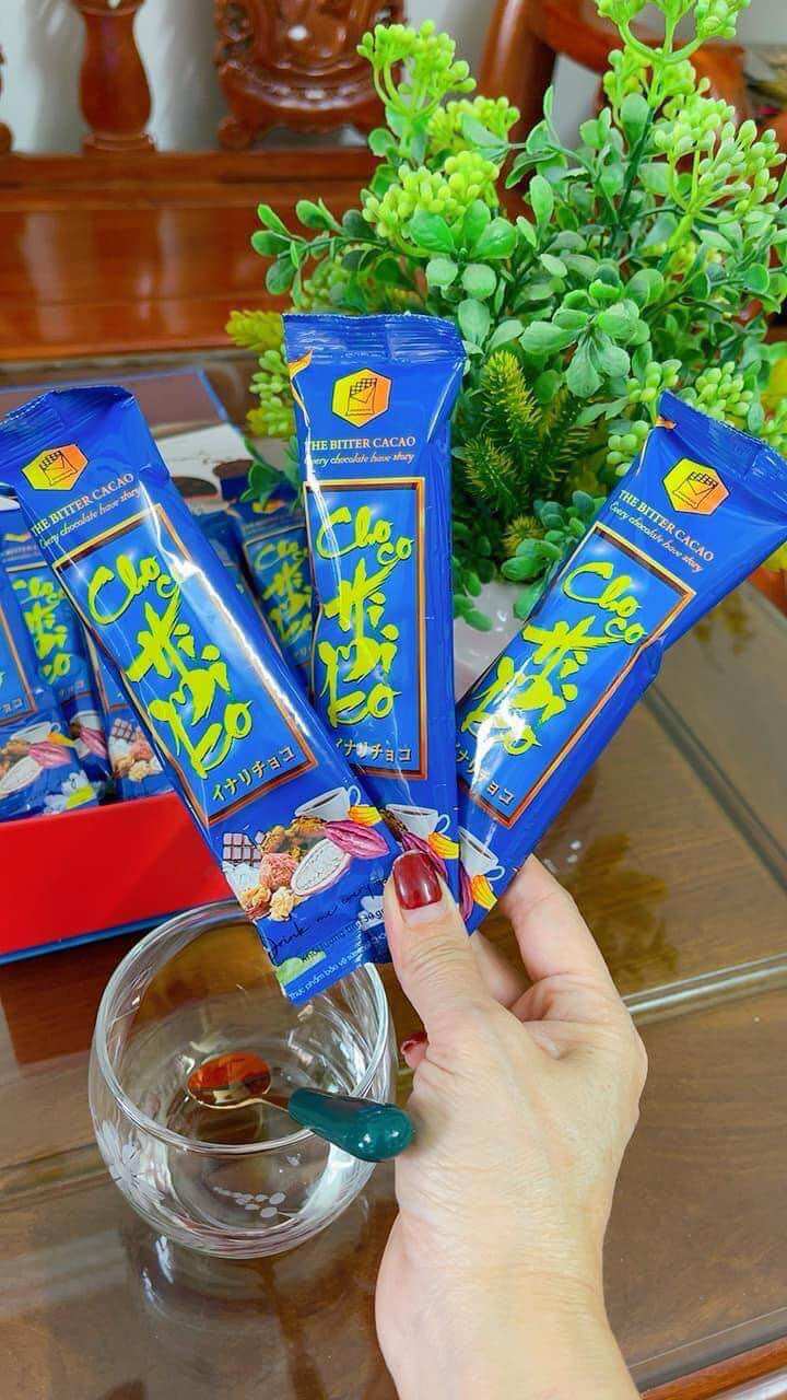(Mau moi)Cacao tăng cân Choco Himiko hộp 20 gói