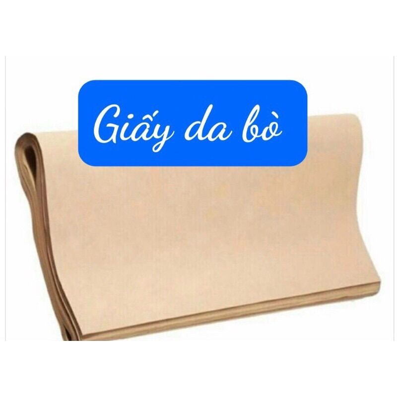 Sấp 10 tờ giấy vàng bò dùng để cắt rập hoặc gói quà…
