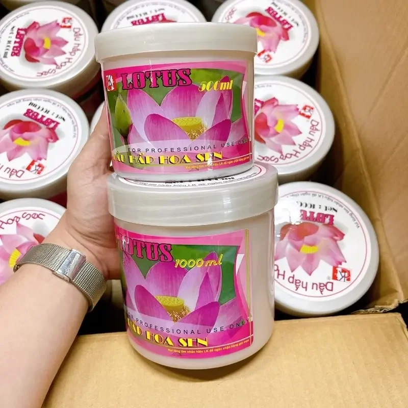 Hấp dầu tóc hoa sen LK 500ml-1000ml