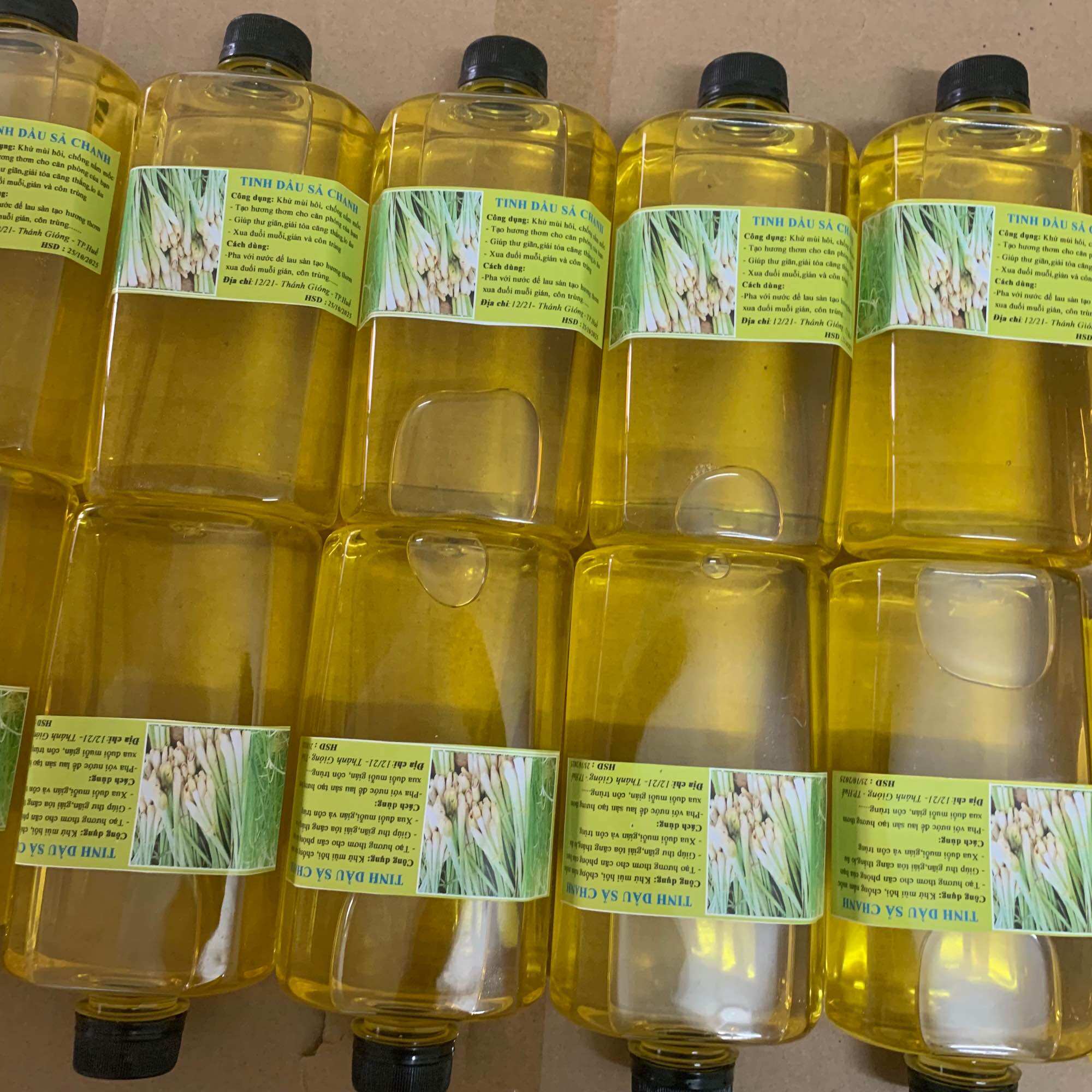 Tinh dầu sả chanh đậm đặc chai 500ml