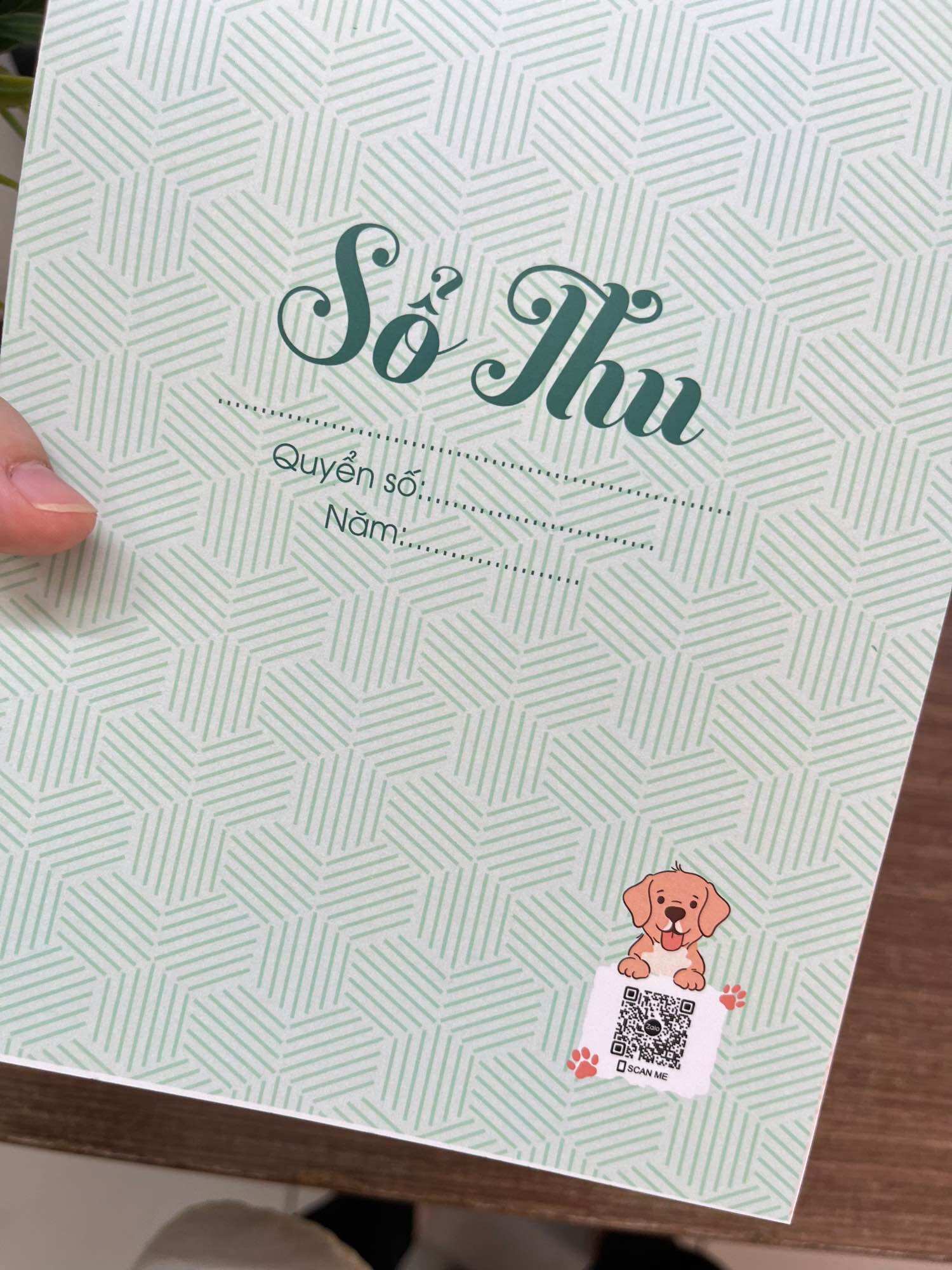 Sổ thu - sổ chi riêng lẻ khổ a5 / 70 tờ giấy dày