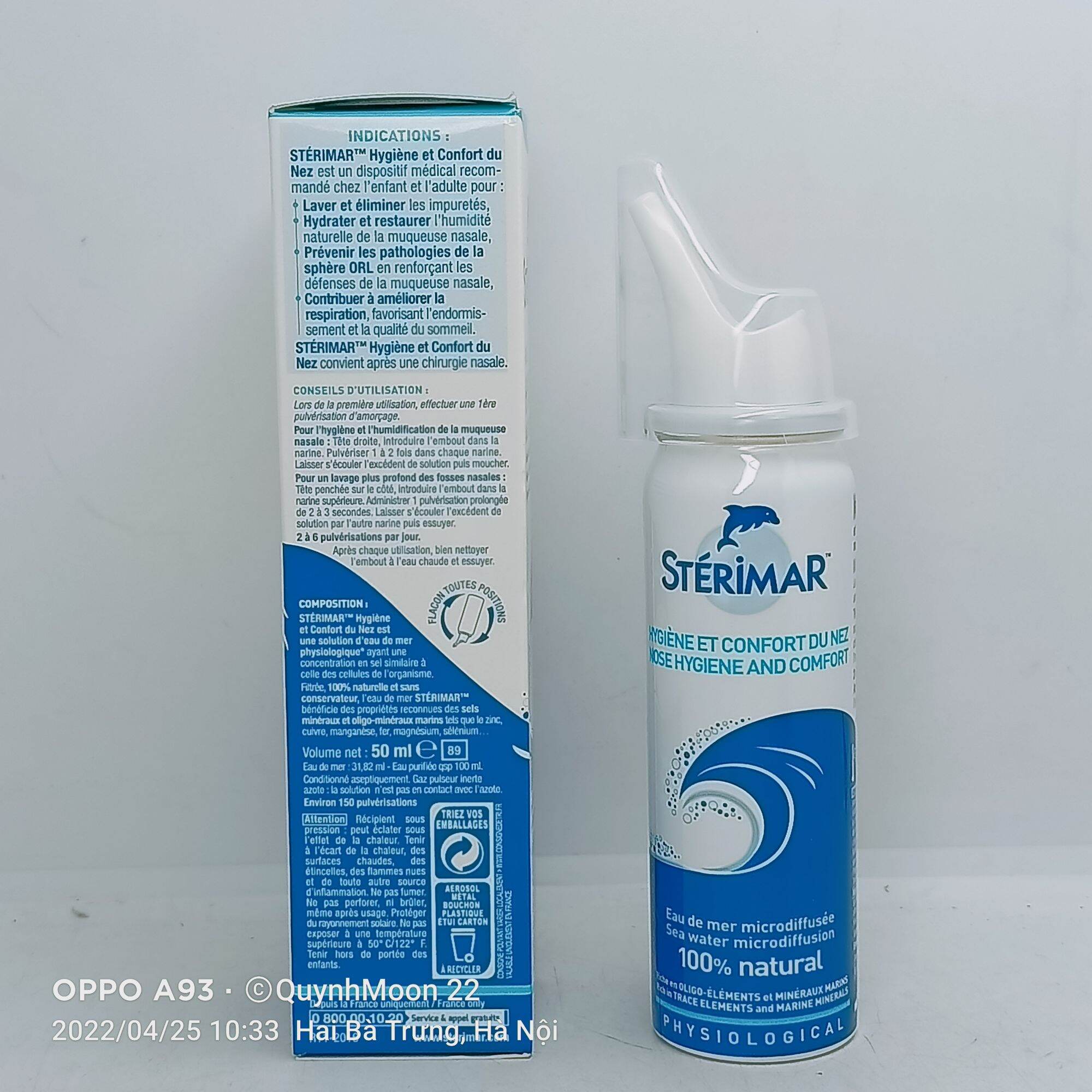 Dung dịch xịt mũi Sterimar người lớn lọ 50ml